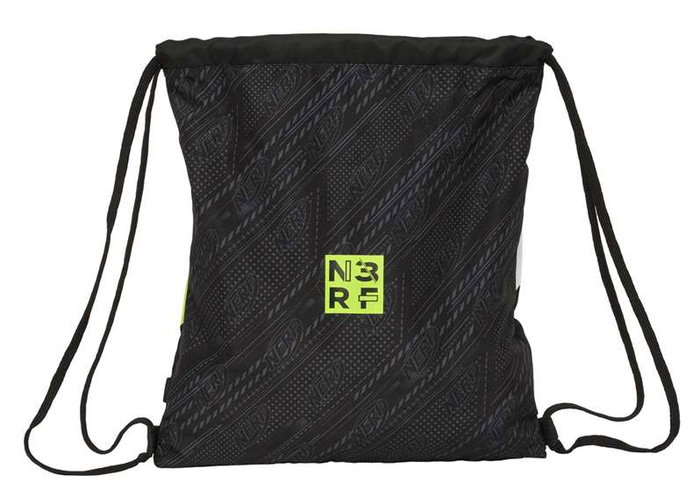 Bolsa Mochila con Cuerdas Nerf Get ready Negro 35 x 40 x 1 cm