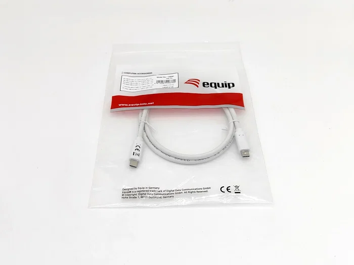 EQUIP Cable USB-C a USB-C 3.2 Gen 1 1m 60W Blanco