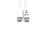 Equip 128361 Cable USB-C a USB-C (USB 3.2 Gen 1) 1 m Blanco, 5 Gbps, Carga Rápida PD hasta 60W (3A), Conectores Niquelados