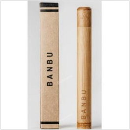 BANBU Funda para Cepillo Dental de Bambú - Funda Protectora y de Viaje para Cepillos de Dientes
