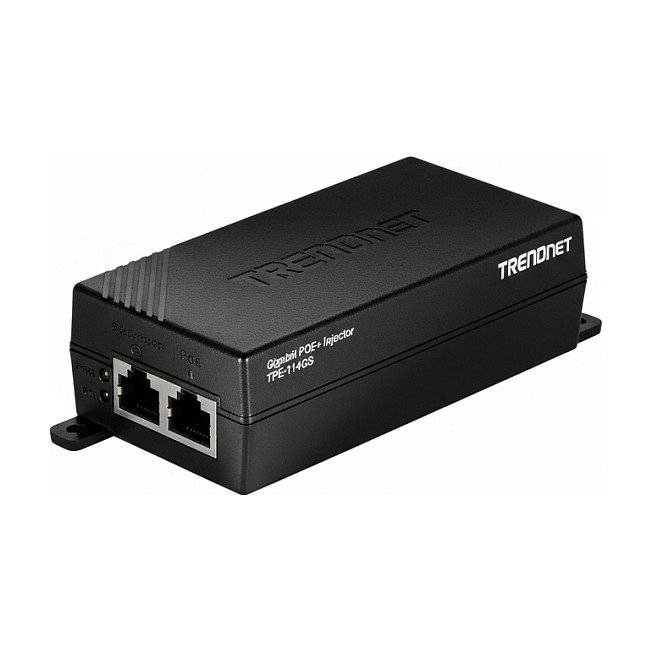 TRENDnet TPE-114GI Gigabit PoE+ Inyector TRENDnet TPE-114GI Gigabit PoE+ Inyector