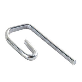 RIEL CHYC Gancho Cortina Fruncidor Metálico 30 mm, Blister 25 Unidades