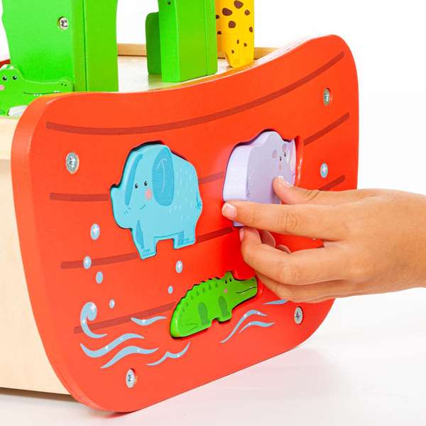 Molto Arca de Noé de Madera con 17 Piezas