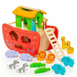 Playset Moltó Noah's ark Madera 17 Piezas