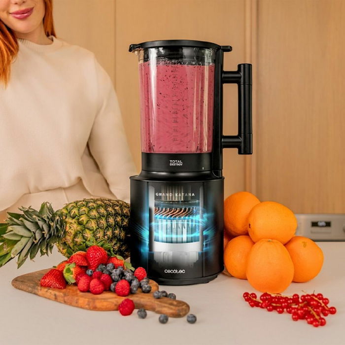 Batidora de Vaso Cecotec Grand Katana 2700MAX Total Destroy Screen B Negro