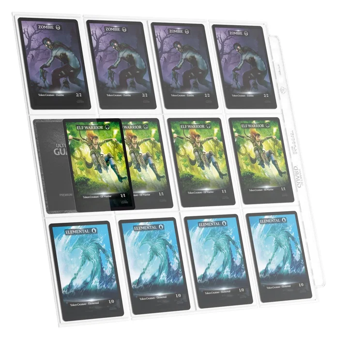 Ultimate Guard UGD011321 Álbum de cartas transparente, 24 bolsillos, carga lateral - 10 unidades
