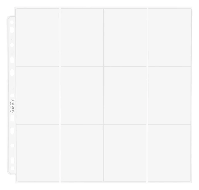 Ultimate Guard UGD011321 Álbum de cartas transparente, 24 bolsillos, carga lateral - 10 unidades