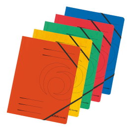 herlitz Eckspanner Clips de sujeción A4 Colores variados Pack de 5