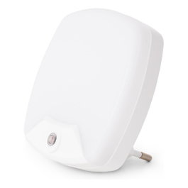ENTAC Luz de noche LED 0.5W Blanco frío con sensor de luz