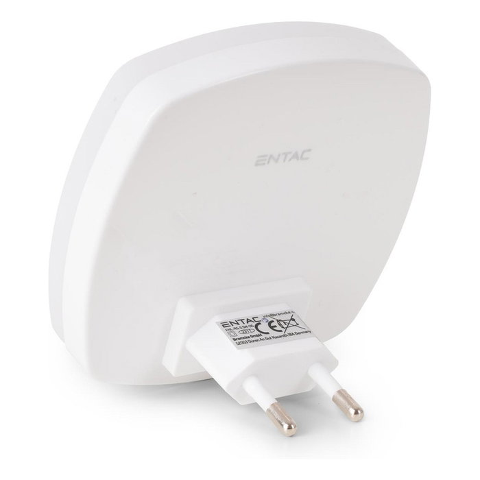ENTAC Luz de noche LED 0.5W Blanco frío con sensor de luz