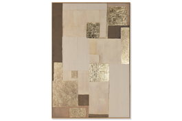 DKD Home Decor Cuadro Lienzo Pino 123x4x183 Moderno Pintado a Mano