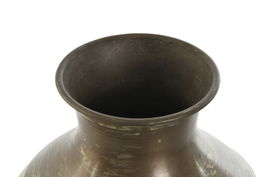 DKD Home Decor Jarron Mundra Aluminio Verde 18 x 30 x 18 cm Hecho a mano