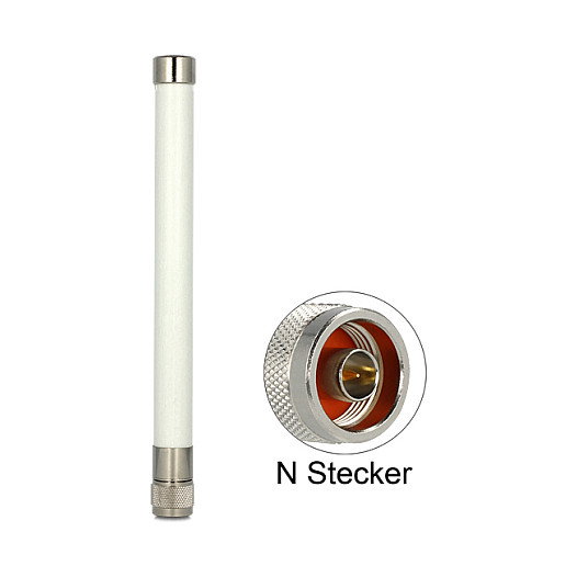 DeLOCK 88822 Antena WLAN 7 dBi con conector Clase N, blanca DeLOCK 88822 Antena WLAN 7 dBi con conector Clase N, blanca