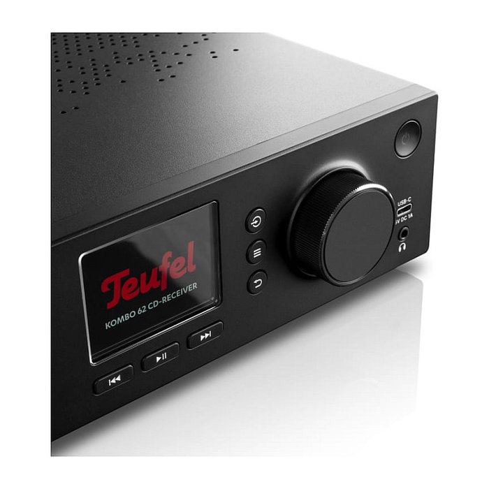 Teufel KOMBO 62 Mk2 CD-Receiver DAB+ Bluetooth Lector CD 230V Negro Teufel KOMBO 62 Mk2 CD-Receiver DAB+ Bluetooth Lector CD 230V Negro