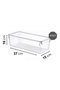 Hermia CLRKPKMD-3 Set de Organizadores para Nevera, 3 Piezas de Plástico Transparente para Cocina y Hogar, 37 x 15 x 10 cm