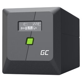 Green Cell PowerProof 1000VA 600W UPS con pantalla LCD