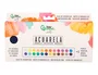 Liderpapel Acuarela con Pincel, Estuche Metálico, 24 Colores Surtidos, Ideal para Artistas