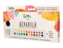 Liderpapel Acuarela con Pincel, Estuche Metálico, 24 Colores Surtidos, Ideal para Artistas