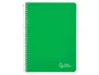 Liderpapel Cuaderno Espiral Witty A4 Tapa Dura Verde 80 Hojas 90g