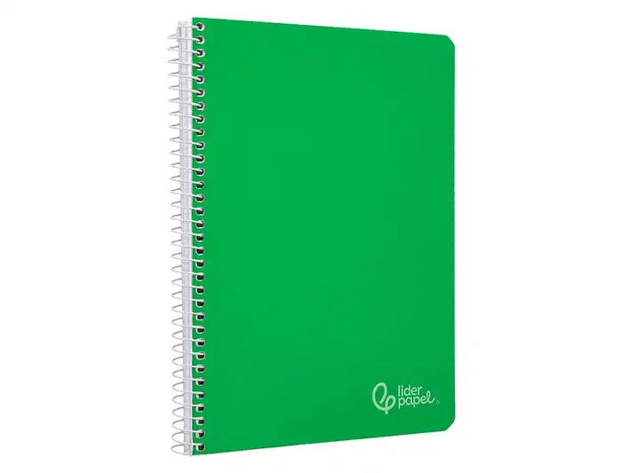Liderpapel Cuaderno Espiral Witty A4 Tapa Dura Verde 80 Hojas 90g