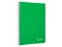 Liderpapel Cuaderno Espiral Witty A4 Tapa Dura Verde 80 Hojas 90g