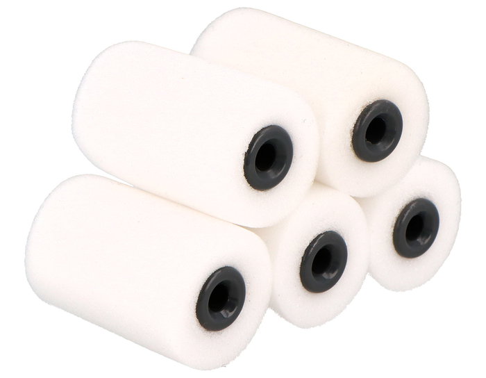 Innspiro Pack de 5 recambios de rodillo de espuma de 5 cm Innspiro Pack de 5 recambios de rodillo de espuma de 5 cm