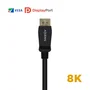 Aisens Cable DisplayPort 1.4 Certificado 8K@60Hz 1.0m Negro A149-0431