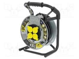 KEL Prolongador de alimentación HEAVY 3G1,5mm2 30m negro