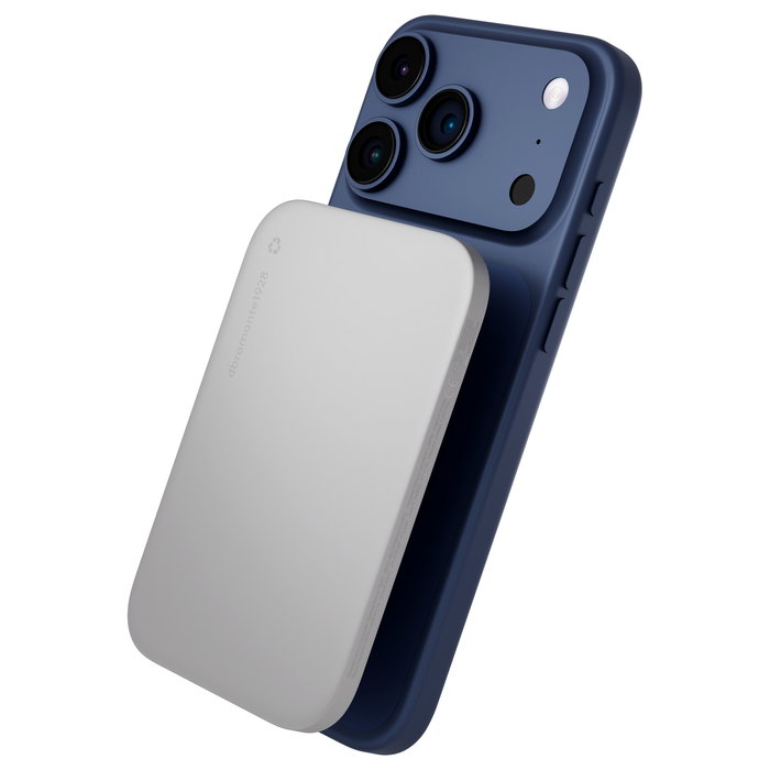 Dbramante1928 Cargador inalámbrico ultra slim Qi 1.3 3000 mAh 10W USB-C blanco