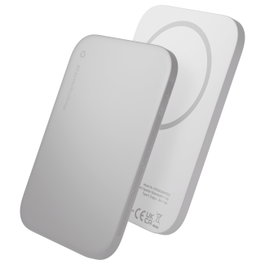 Dbramante1928 Cargador inalámbrico ultra slim Qi 1.3 3000 mAh 10W USB-C blanco