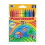 Plastidecor Ceras de Colores Surtidos, Estuche de 12 Unidades