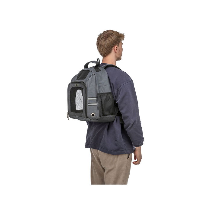 Mochila para Mascotas Trixie Gris 34 × 44 × 26 cm