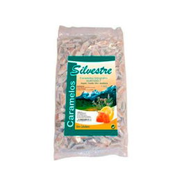 SILVESTRE Caramelos Surtidos Nº2 Azúcar de Caña 1Kg. Sabor Miel, Hierbas y Regaliz Sin Gluten