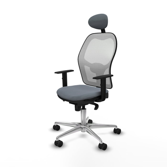 PIQUERAS Y CRESPO Silla de oficina Jorquera Gris y Blanca PIQUERAS Y CRESPO Silla de oficina Jorquera Gris y Blanca