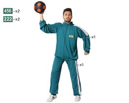 Disfraz Chándal Verde Adulto XS-S