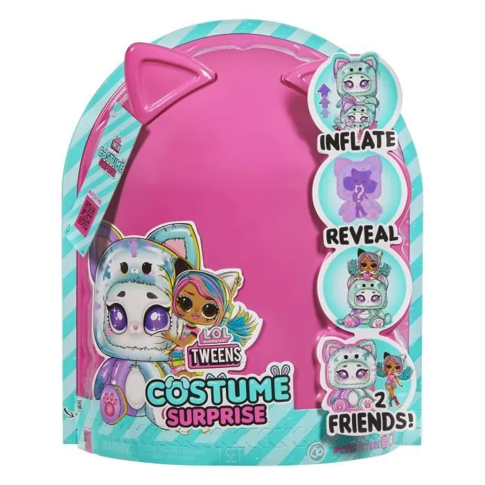 L.O.L. Surprise! Muñeca Emma Emo Tweens Costume con disfraz de animal hinchable
