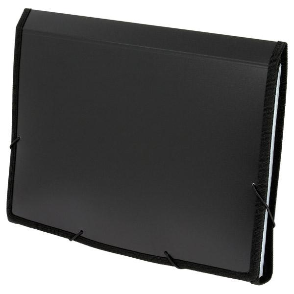 Grafoplas Clasificador de fuelle semi-rígido Negro Folio Grafoplas Clasificador de fuelle semi-rígido Negro Folio