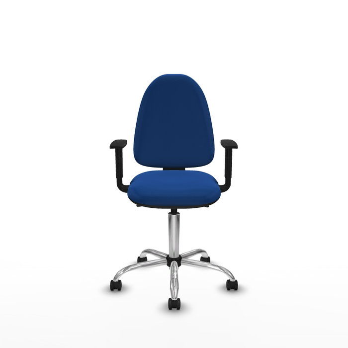 PIQUERAS Y CRESPO Silla de oficina Aýna Azul con mecanismo Asincro