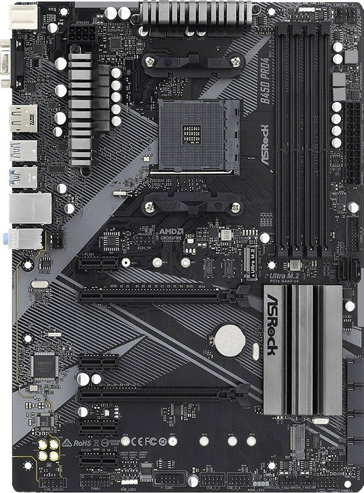 ASRock B450 Pro4 R2.0 AMD AM4 ATX