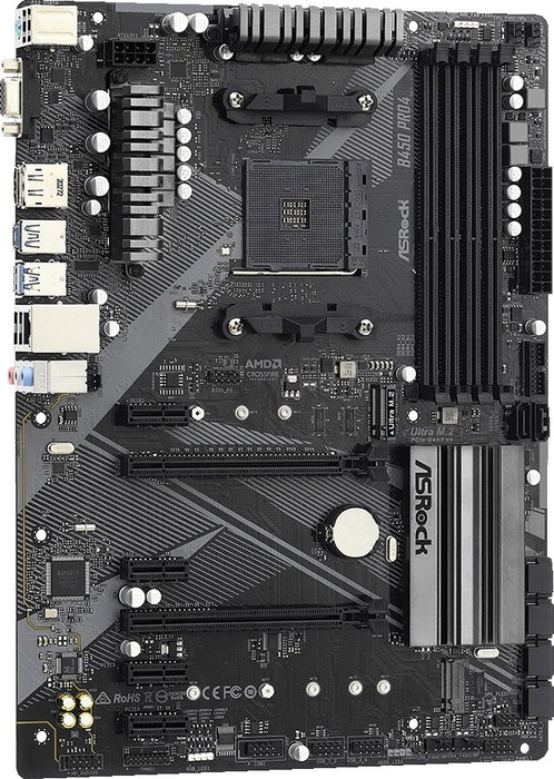 ASRock B450 Pro4 R2.0 AMD AM4 ATX