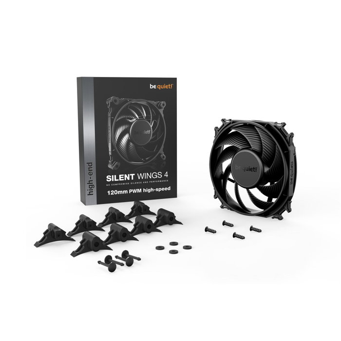 be quiet! SILENT WINGS 4 PWM high-speed 120mm Negro