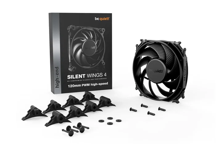 be quiet! SILENT WINGS 4 PWM high-speed 120mm Negro