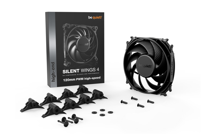 be quiet! SILENT WINGS 4 120mm PWM high-speed Negro be quiet! SILENT WINGS 4 120mm PWM high-speed Negro