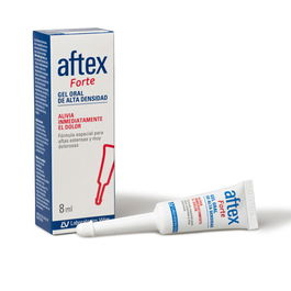 Aftex AFTEX FORTE Gel Oral de Alta Densidad 8 ml para Aftas Grandes y Dolorosas - Con Ácido Hialurónico, Sin Alcohol