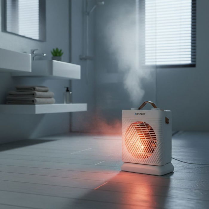 Blaupunkt Calefactor Eléctrico de Aire Oscilante, 2000W, con Asa de Transporte