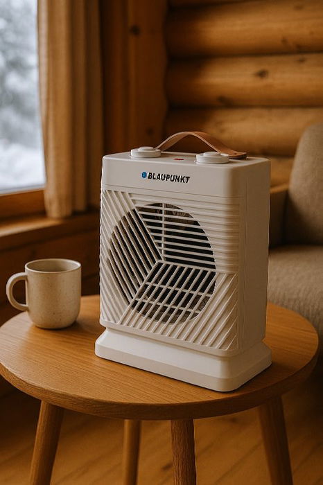 Blaupunkt Calefactor Eléctrico de Aire Oscilante, 2000W, con Asa de Transporte