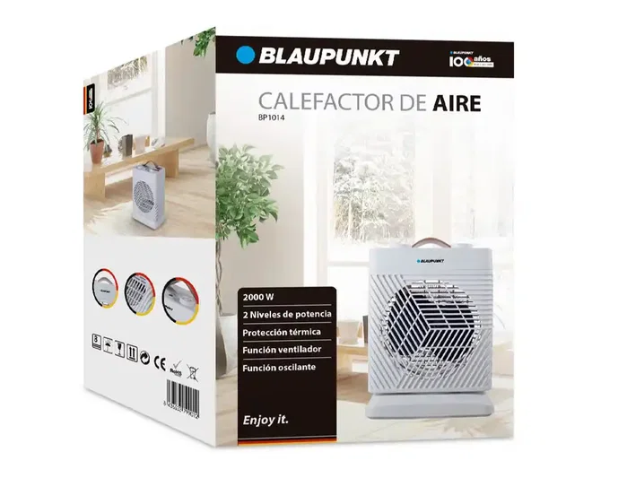 Blaupunkt Calefactor de aire BP1014 2000W Blanco