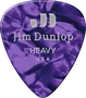 Dunlop Pack 12 Púas Genuine Celluloid Púrpura Perlado - Heavy