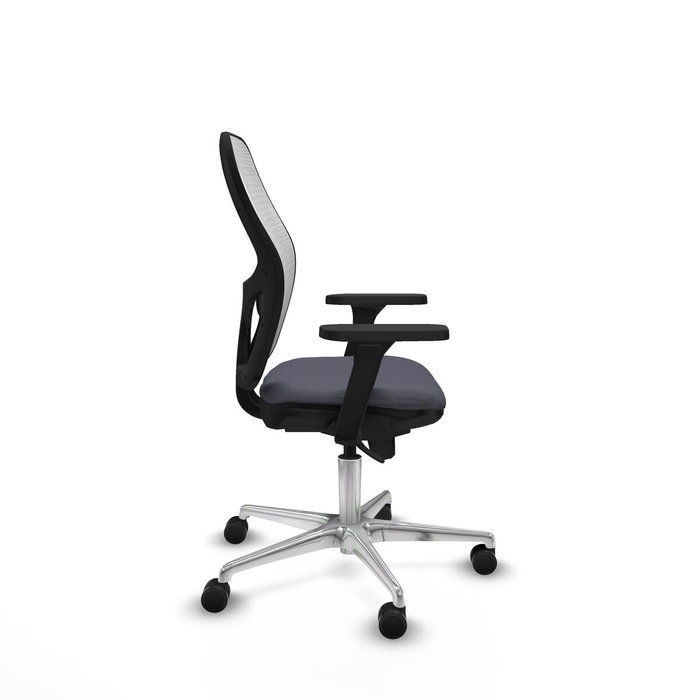 PIQUERAS Y CRESPO Silla de oficina Jorquera Gris/Blanco con Brazos 3D PIQUERAS Y CRESPO Silla de oficina Jorquera Gris/Blanco con Brazos 3D