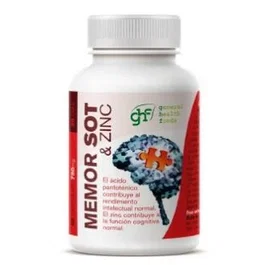 GHF Memor Sot Con Zinc 60 Cápsulas - Suplemento para Memoria, Concentración y Función Cognitiva